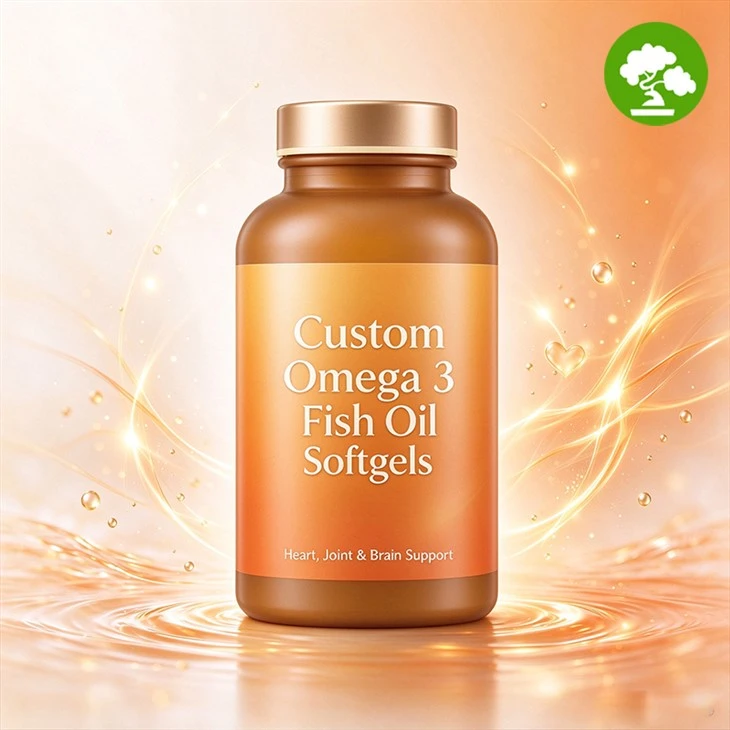 Custom Omega 3 Fish Oil Softgels